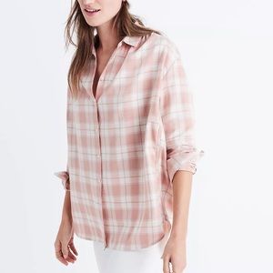 MADEWELL Central Long-Sleeve Shirt in Danville Plaid
